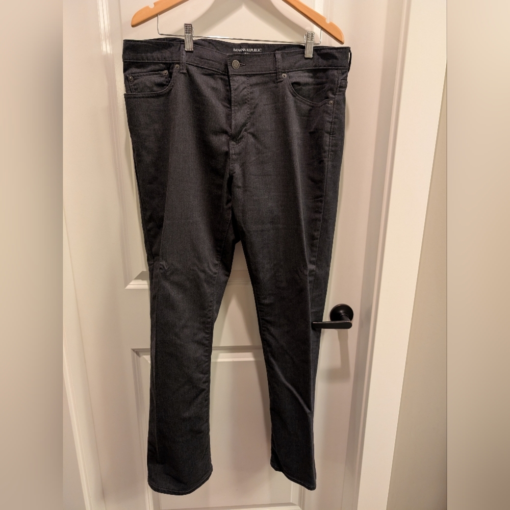 Banana Republic Men's Dark Gray Slim Jeans